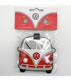 Etiqueta de equipaje Caravana Volkswagen VWT1 Rojo
