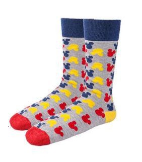Calcetines Mickey siluetas colores