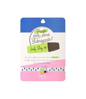 Pulsera Profe  eres para subrayarte 