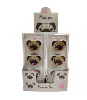 Set de 3 Piezas de Papelería - Perro Pug Carlino