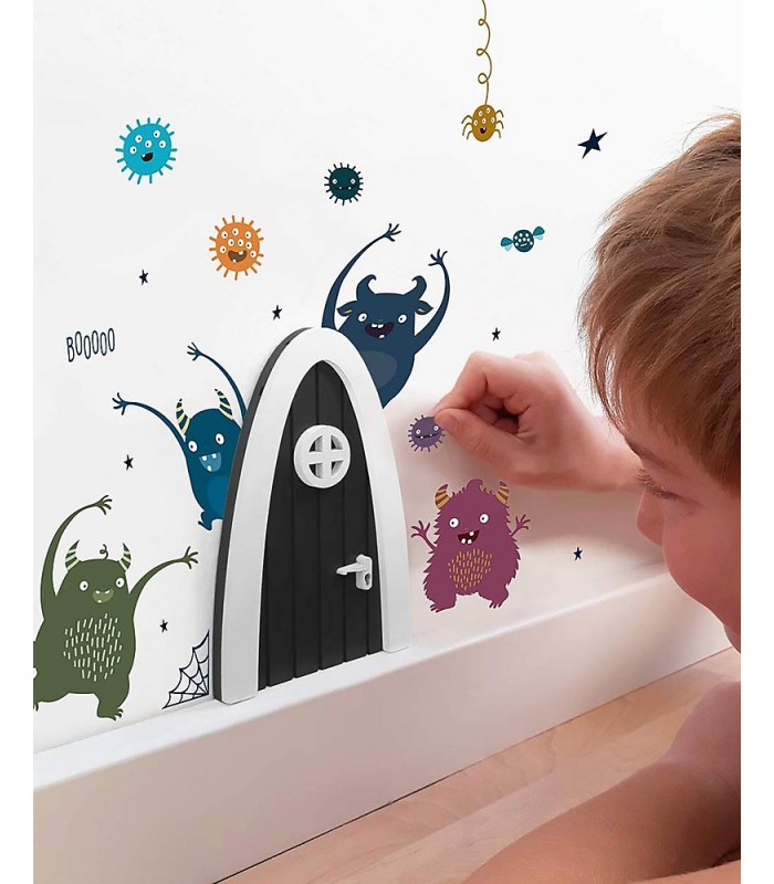 Monster Door con 78 stickers