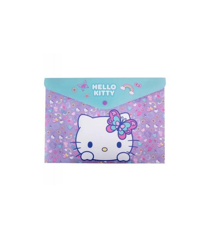 SOBRE BROCHE A4 HELLO KITTY STICKERS