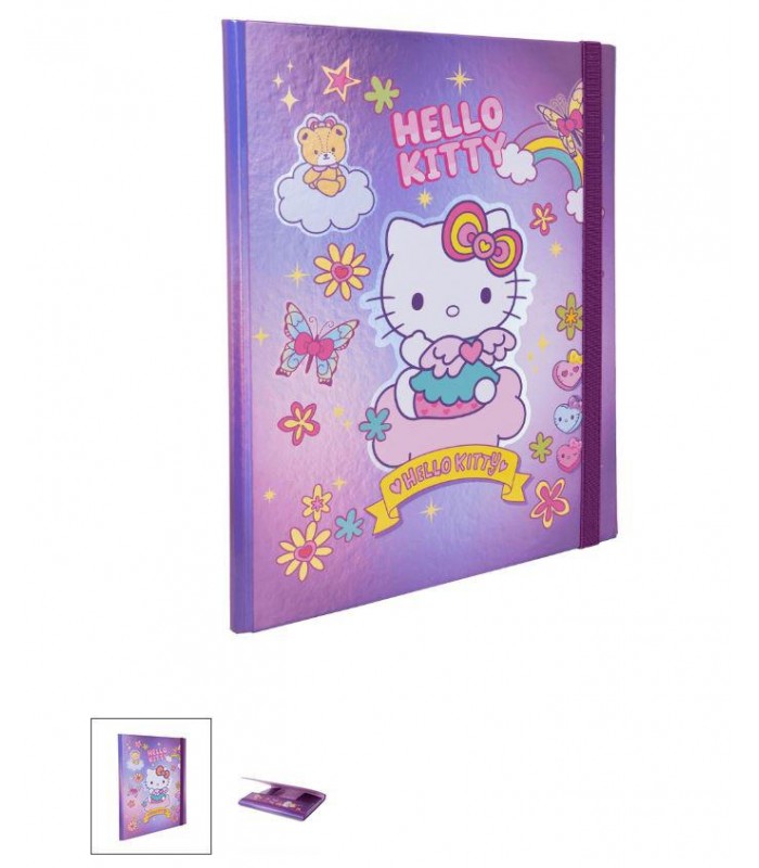 CARPETA SOLAPAS A4 HELLO KITTY MAGIC