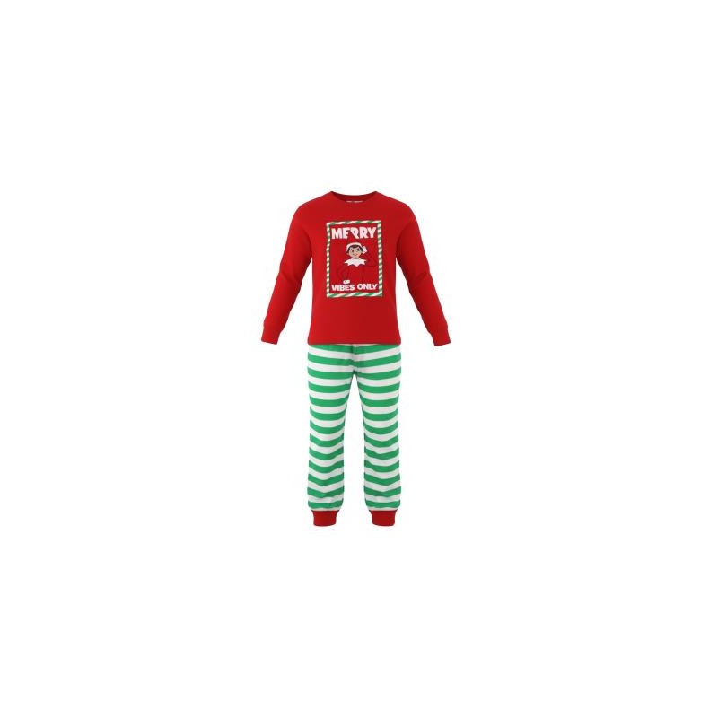 PIJAMA LARGO SINGLE JERSEY NAVIDEÑO THE ELF