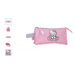 PORTATODO 3C HELLO KITTY HEARTS DOTS