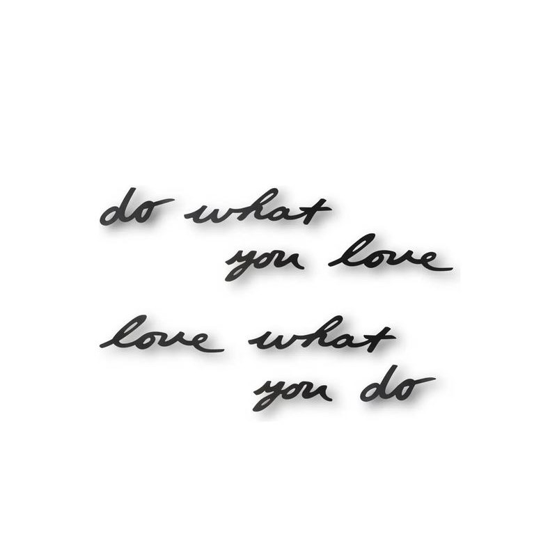 Letras LOVE para pegar en pared