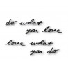 Letras LOVE para pegar en pared
