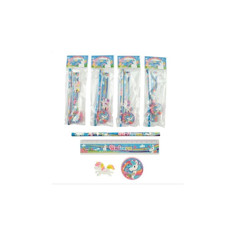 Set 4 piezas unicorno