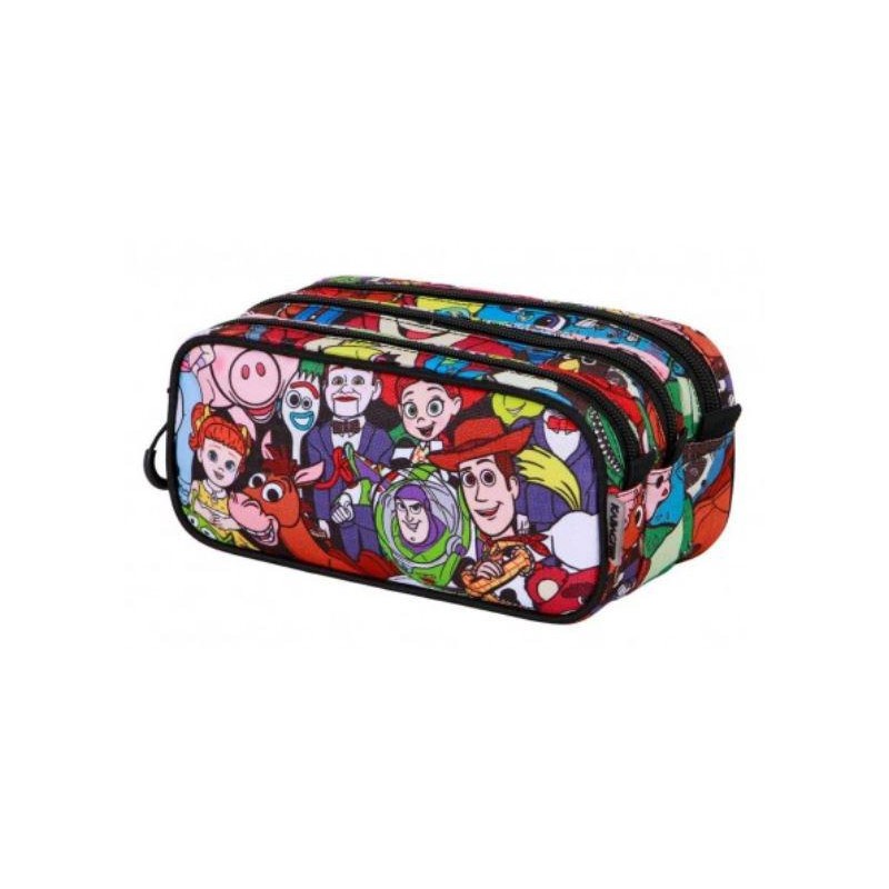 Estuche Escolar Disney Toy Story con 3 Compartimen