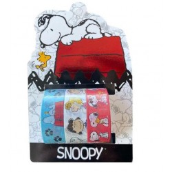 SET 3 CINTAS ADHESIVAS WASHI TAPE SNOOPY
