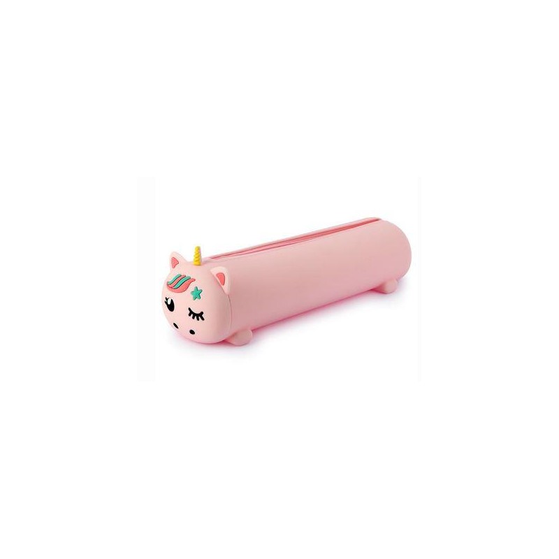 Portatodo unicornio acostado pets silicona telesco