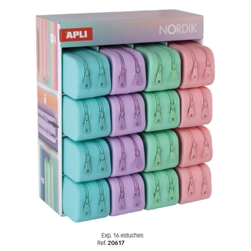 ESTUCHES SILICONA DOBLES NORDIK SURTIDOS