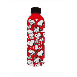 Botella tacto suave acero inoxidable  snoopy