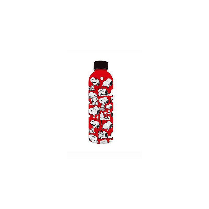 Botella tacto suave acero inoxidable  snoopy