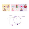 TOPModel BFF Set de pulseras de corazón textil