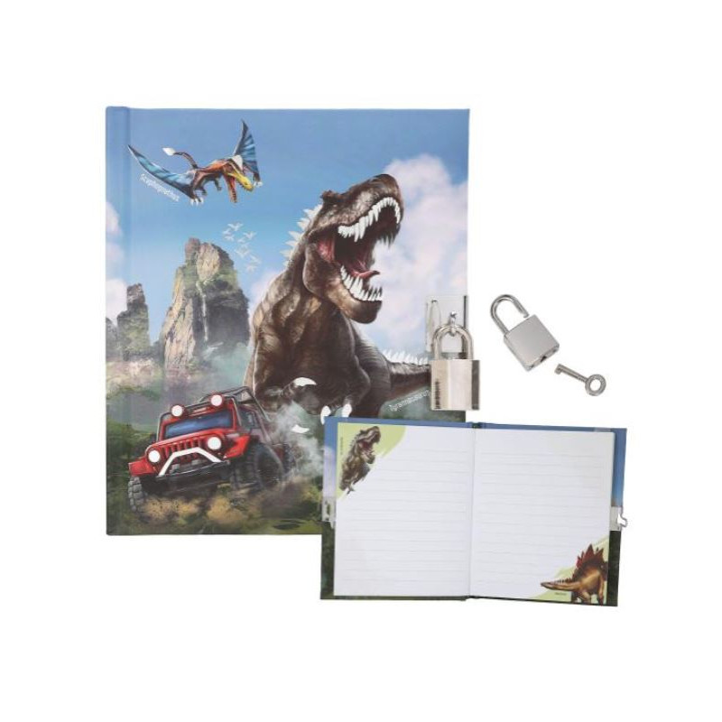 Dino World Rex diario con candado