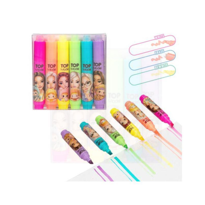 TOP Model rotuladores mini fluorescentes borrables