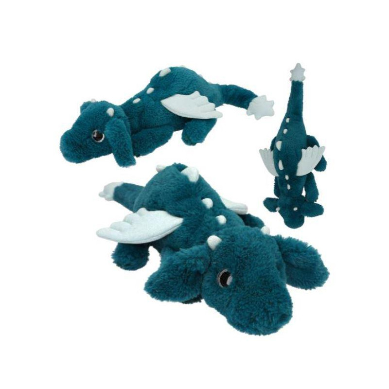 SNUKIS Dragón de peluche petróleo