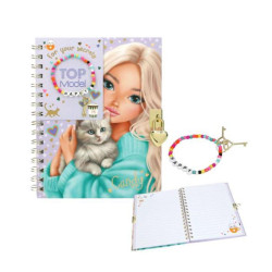 TOP Model diario con candado y pulsera