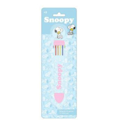 BOLIGRAFO RETRACTIL 10 COLORES SNOOPY