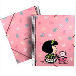 Carpeta 30 Fundas A4  Mafalda Baby Cart