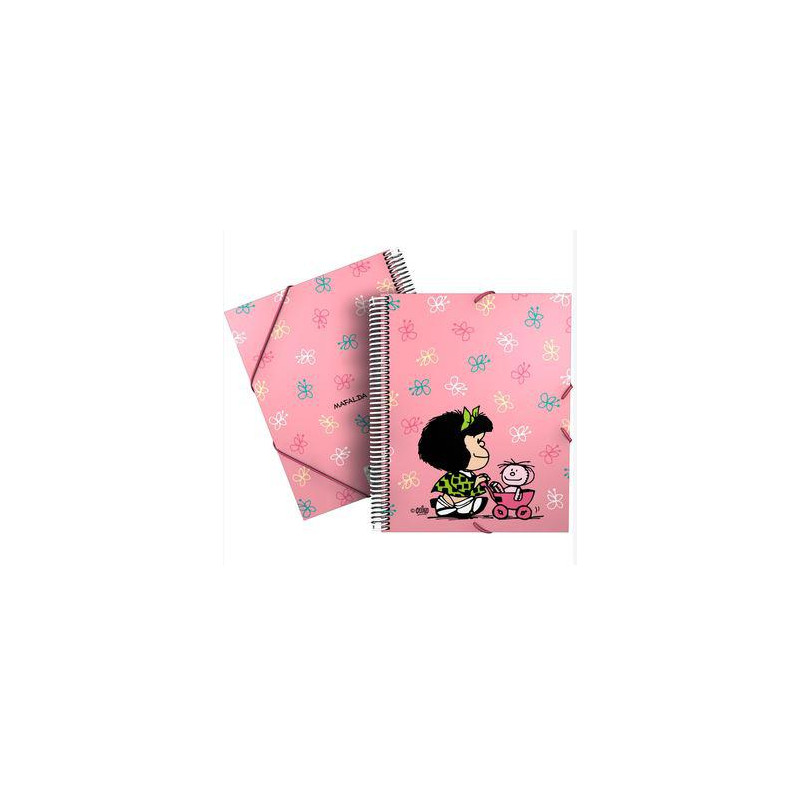 Carpeta 30 Fundas A4  Mafalda Baby Cart