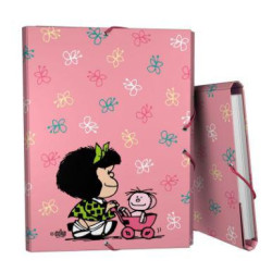 CARPETA 3 SOLAPAS MAFALDA BABY CART