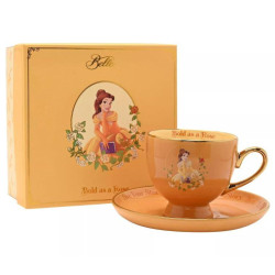 TAZA Y PLATO PRINCESAS DISNEY BELLA