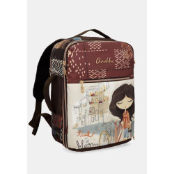 Mochila de viaje estampada Tulip