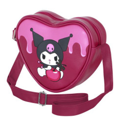 Hello Kitty Kuromi Cherry-Bolso Bandolera Corazón 