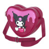 Hello Kitty Kuromi Cherry-Bolso Bandolera Corazón 