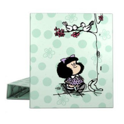 CARPETA A4 4 ANILLAS 40MM FORRADO MAFALDA KISS 26