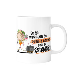 TAZA - EN LA MARATÓN DE PELIS Y SERIES SOY LA GANA