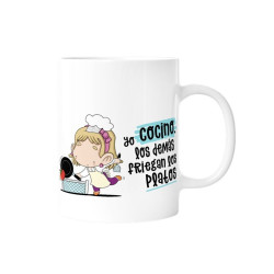 TAZA - YO COCINO, LOS DEMÁS FRIEGAN LOS PLATOS (MU