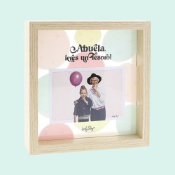 MARCO DE FOTOS DE MADERA - ABUELA, ¡ERES UN TESORO