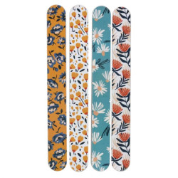 Limas de Uñas - Diseño Floral Margaritas, Peonías,