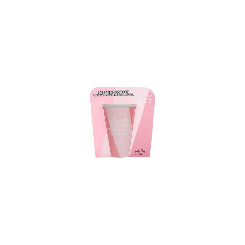 Taza Gigante Queriendonos Rosa