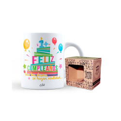 Taza 1+Feliz Cumpleaños