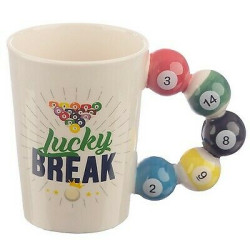 Taza con forma de Bolas de billar