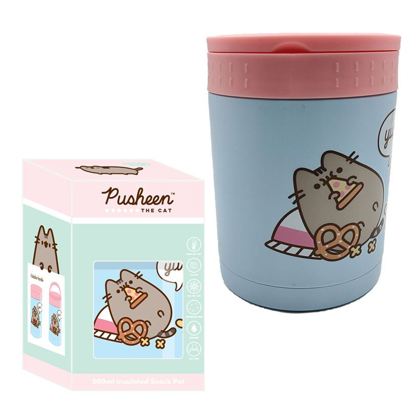 Tupper Termo Portátil para Comida Gato Pusheen