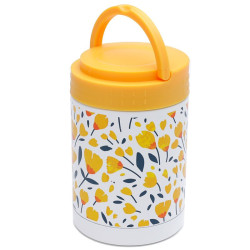 Tupper Termo Portátil para Comida FLORES AMARILLAS