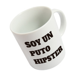 Taza  Soy un Puto Hipster""