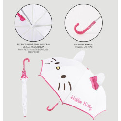 PARAGUAS MANUAL HELLO KITTY 