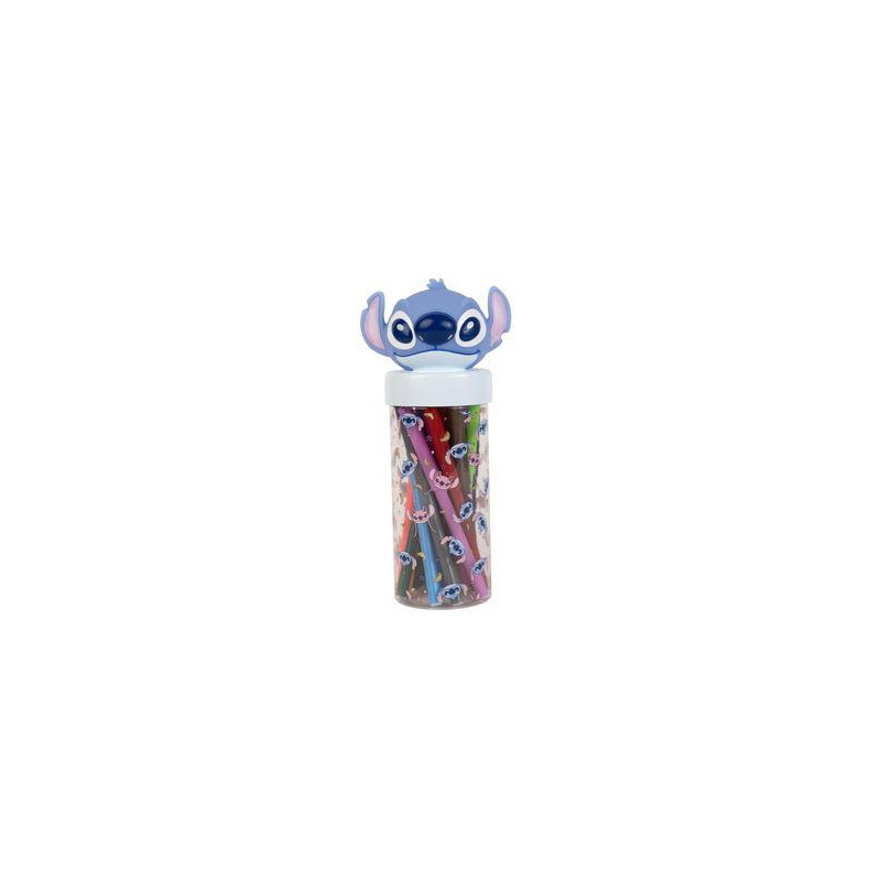 ESTUCHE CON ROTULADORES STITCH