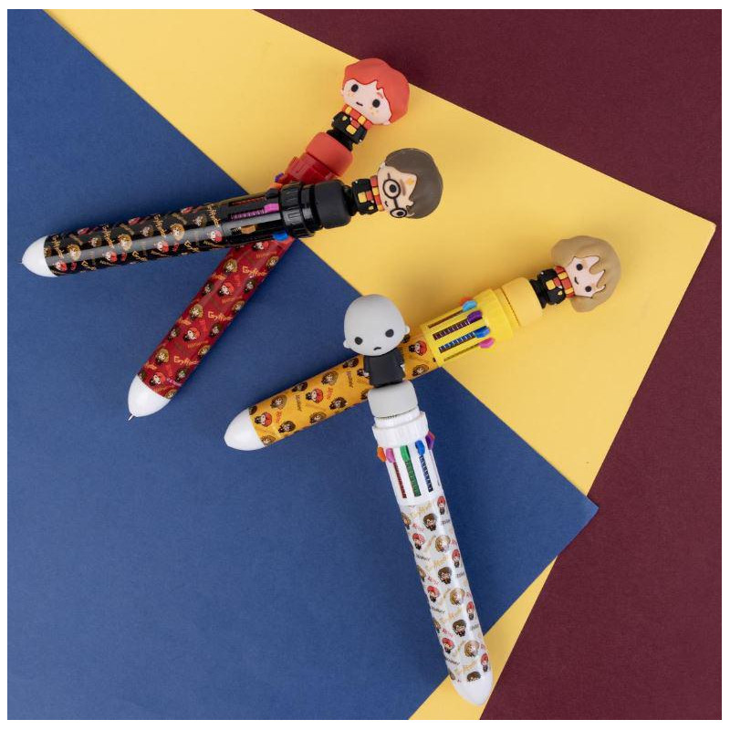 BOLIGRAFO 10 COLORES HARRY POTTER
