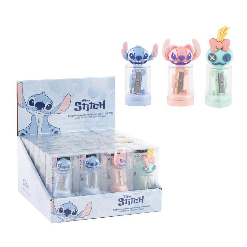 SACAPUNTAS CONTENEDOR STITCH