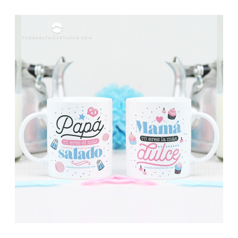 PACK DE TAZAS - PAPÁS SOIS LO MÁS