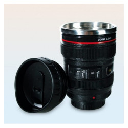 Taza objetivo cámara