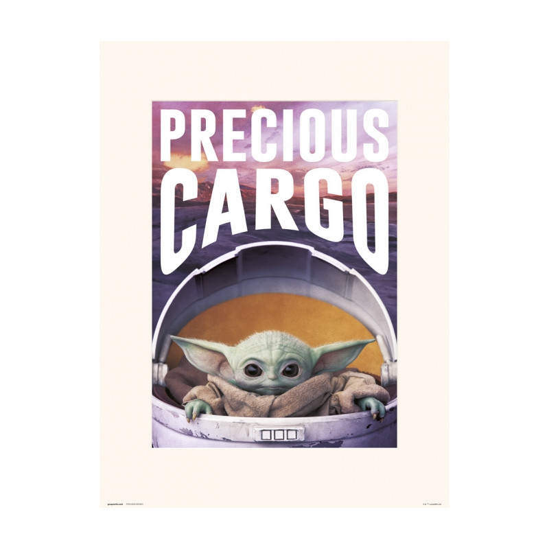 Lamina 30x40cm Star Wars The Mandalorian Precious