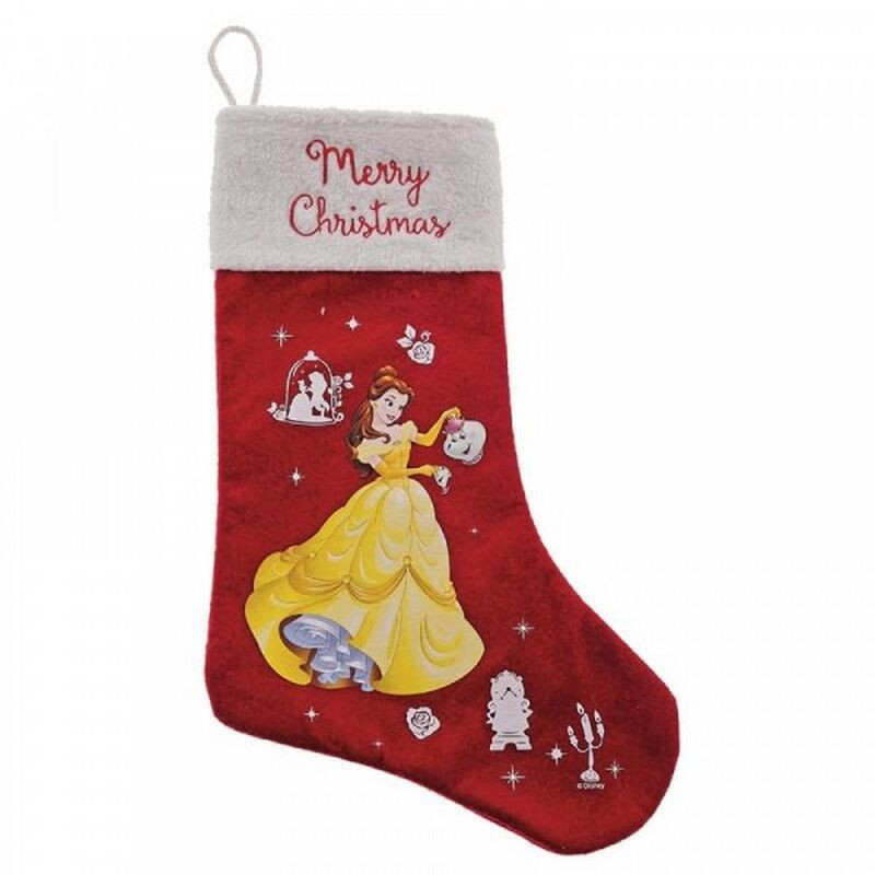 Calcetín de Navidad Disney La Bella y La Bestia